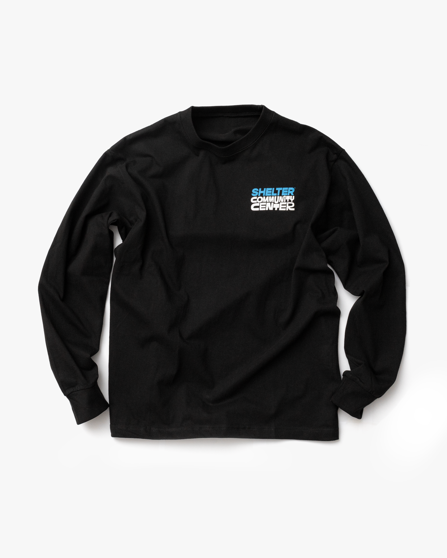 SHELTER Community Center Long Sleeve Tee - Black