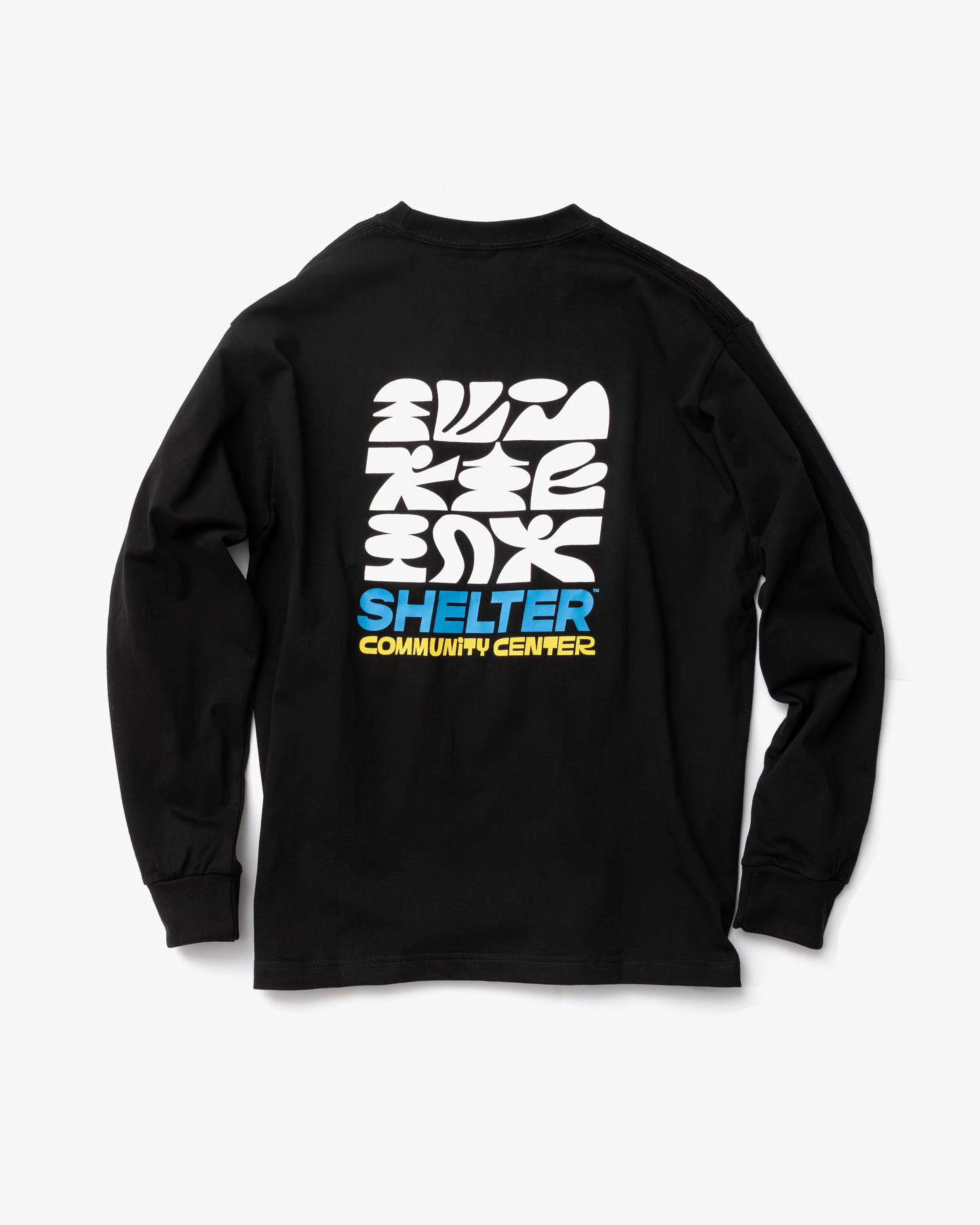 SHELTER Community Center Long Sleeve Tee - Black