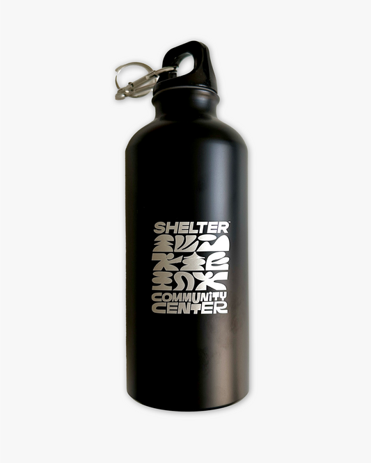 SHELTER Community Center Water Bottle